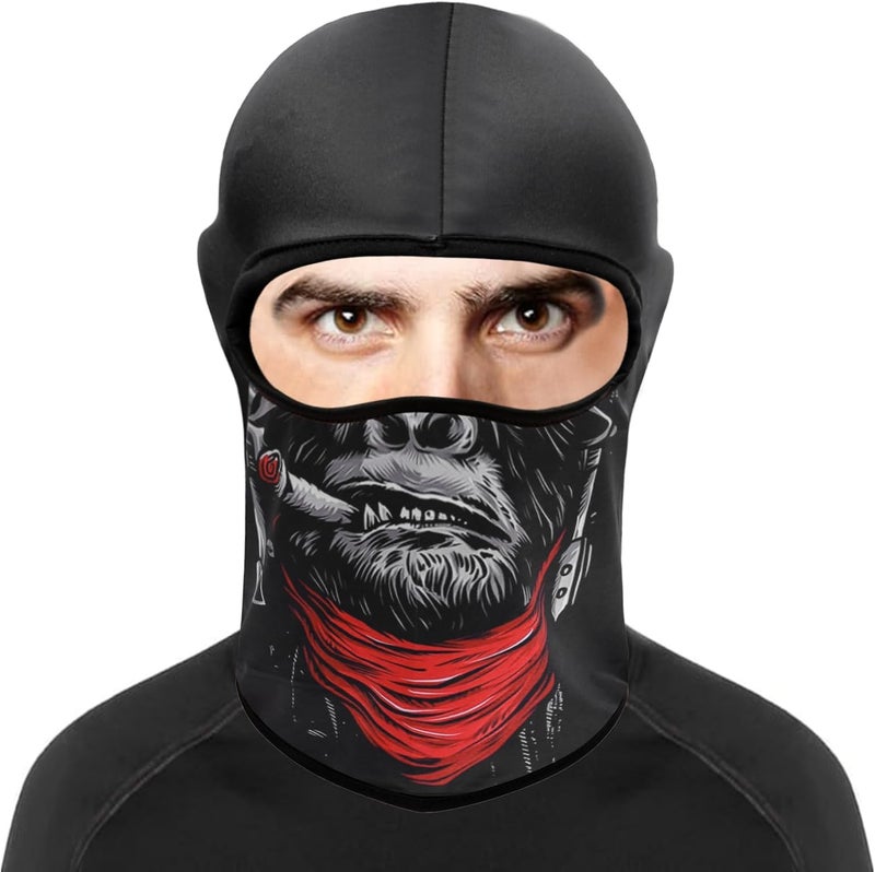 Cutewing Balaclava Mask 3D Print Full Face Mask Cooling Neck Gaiter Sun Protection Face Cover Mask Windproof Ski Mask - Image 2